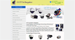 Desktop Screenshot of cctvinbangalore.com