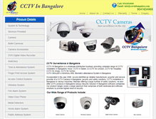 Tablet Screenshot of cctvinbangalore.com